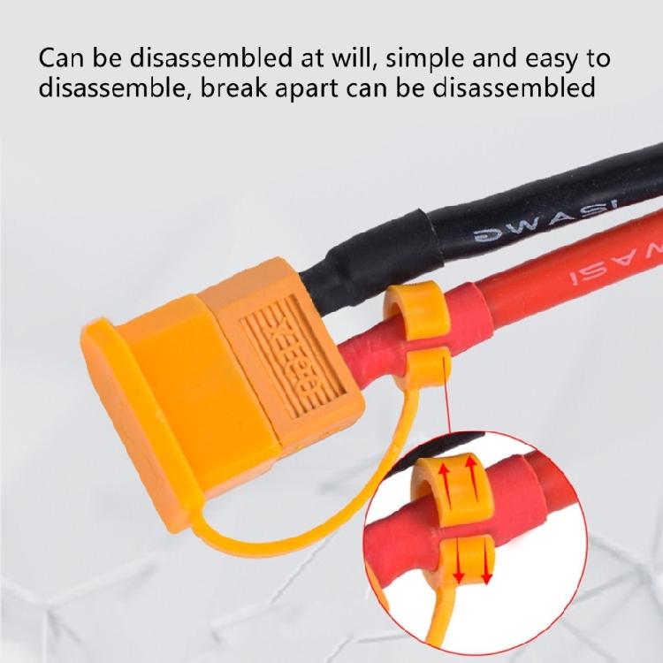 XT60 Connector Protective Sheaths XT60 Connector Covers for Male and Female Plugs, Preventing Contamination Accessories