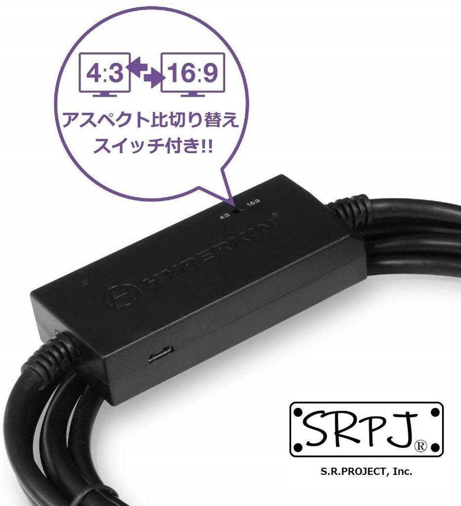 [Оригинальный продукт] Hyperkin HDMI-конвертер-адаптер HD-кабель для PlayStation 1/2 [SRPJ2140]