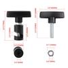 1Pcs Aluminum Car Hood Holder Trunk Pressure Anti-slip Lift Cover Support Lifting Fixing Rod Clamp Engine Support Tools Clam