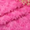 Тисненая микрофибра плюшевая искусственная меховая ткань розовая фланелевая ткань для кукольной одежды своими руками пэчворк швейный материал фон декор