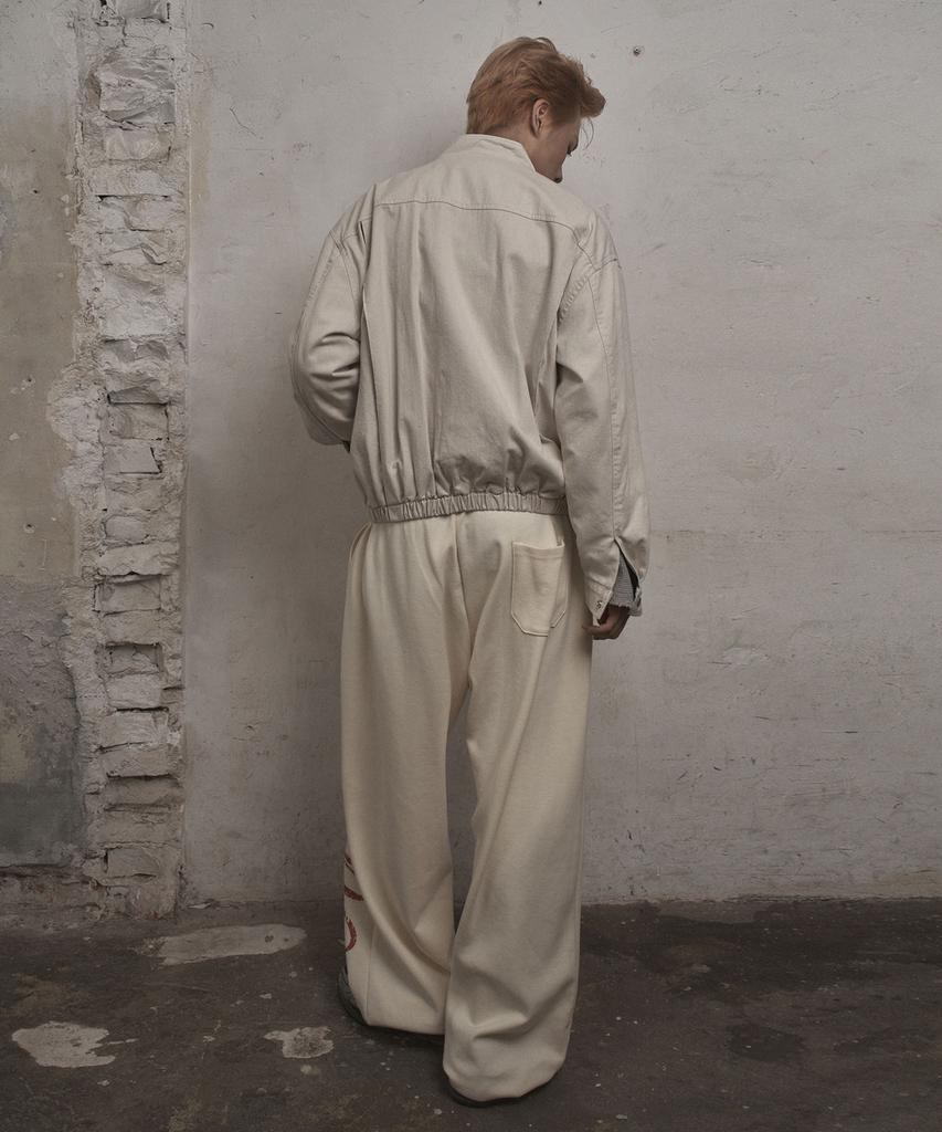 UNUSEDLAB Washed Fireman Jacket (Cream)