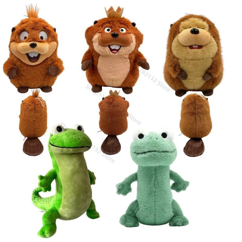 2026 Аниме Хопперс Плюшевый Милый Король Георг Том Ящерица Плюшевая Мягкая Мягкая Игрушка Бобр Плюшевая Кукла Игрушка Подарок на День Рождения Для Ребенка