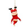 Забавный Санта-подвеска в виде елки, кулон, украшение, рождественские украшения, декор рождественской елки
