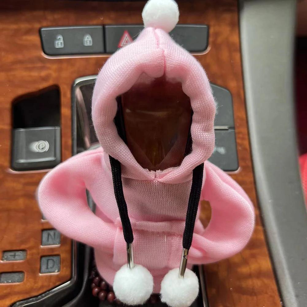 Толстовка с капюшоном автомобильный чехол для рычага переключения передач модный рычаг переключения передач милый мультяшный рычаг переключения передач декоративный чехол для толстовки автомобильный интерьер