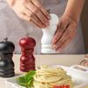Деревянная солонка и мельница для перца Мельница для перца Солонка Горшок с высоким блеском