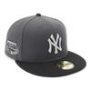 Кепка 59FIFTY 14676984 NER35C8246 MLB New York Yankees NY темно-графитовый серый 7 боковых нашивок ONSPOTZ изготовленная на заказ кепка Gokyu Fifty сезонная