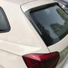 2 шт. для Volkswagen VW Polo MK6 2018 + сплиттер заднего стекла, боковые спойлеры на крыле, наклейка «Canard», автомобильные аксессуары, глянцевый черный