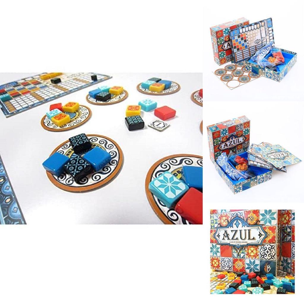 Настольная игра Azul Crystal Mosaic, дополнение, развивающее координацию рук и глаз и визуальное восприятие, для семейной игры