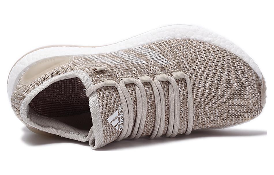 Adidas Pure Boost Cream Coloured White Shoes 'Light White' S82099