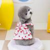 Fashion Dog Floral Princess Dress Soft Pet Clothes Pet Supplies Pet Ladylike Dress Autumn