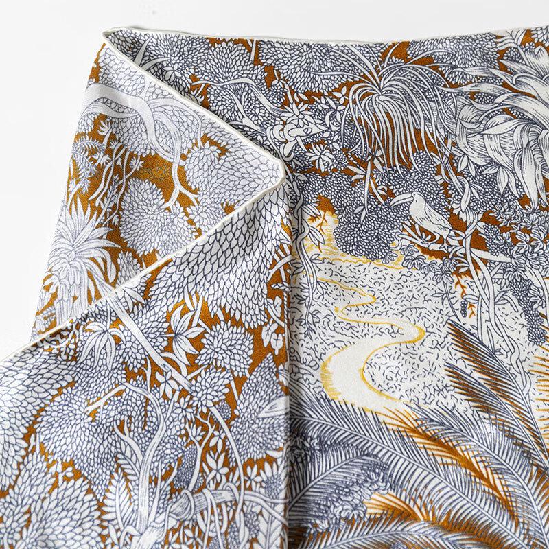 Hengyuanxiang 100% Mulberry Silk Square Scarf