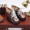 1 Pair Casual Wear 20cm Cotton Doll Shoes PU Leather 20cm Doll Leather Boots  Kids Gifts