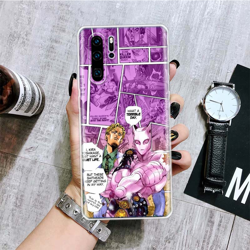 Чехол для телефона с аниме «JoJo Bizarre Adventur» для Huawei Honor 10 9 20 9X 8A 8X 8S Lite Pro Y5 Y6 Y7 Y9S P Smart Z 2019 2021 10i 20i