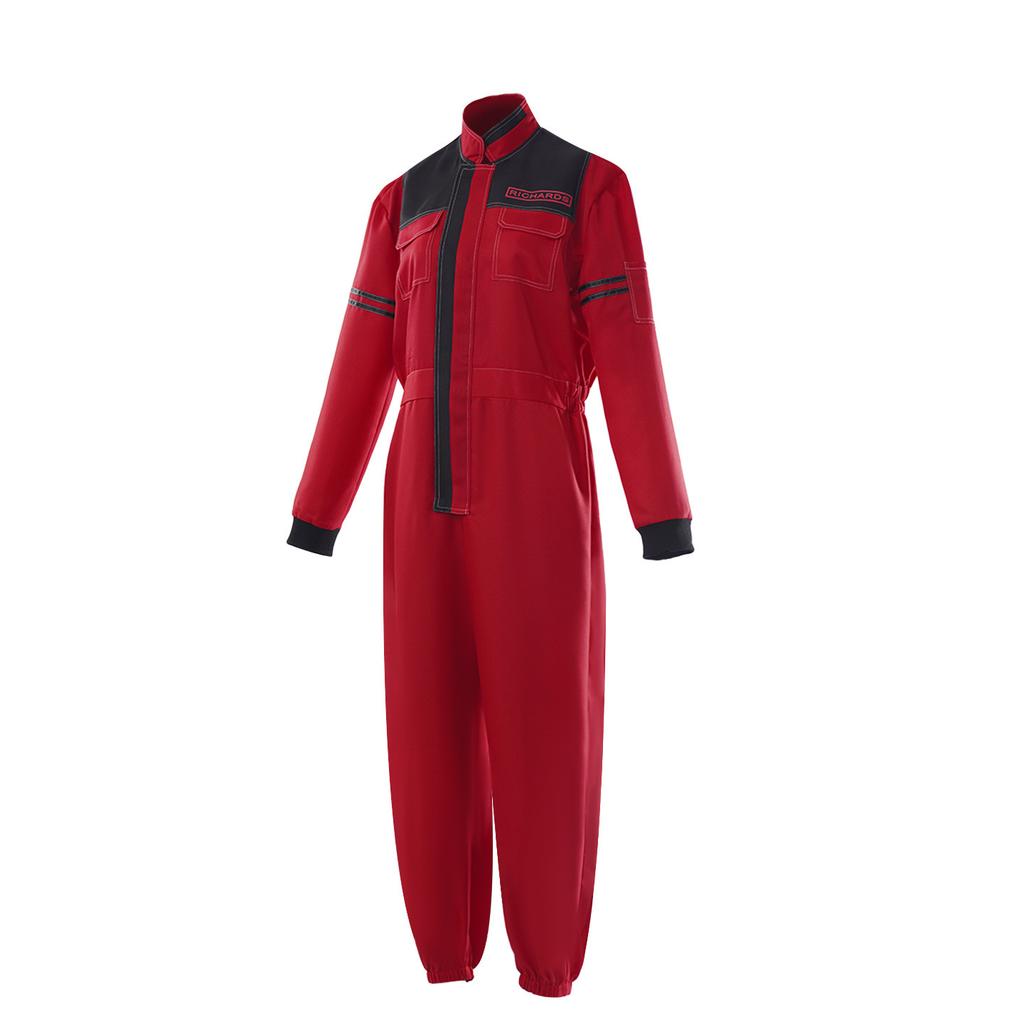 Cosplay hunting game cos suit Glenn Powell red tooling onesie suit cosplay suit