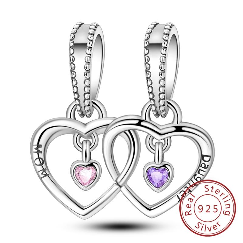 925 Silver Charms Beads for Bracelet Necklace Women Jewelry Gift Fit Boy Girl Mother Pendant