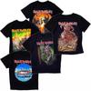 Iron Maiden 6 Icon HALLOWWED Премиальная футболка Iron Halowed Icon Maiden Хеви-метал группа Футболка Металлическая футболка Оверсайз Megadeth