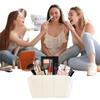 Plush Makeup Bag Cosmetic Storage Lipstick for Women Zipper Large Travel Toiletry Organizer Pouch Carrying Velvet Fabric Bag