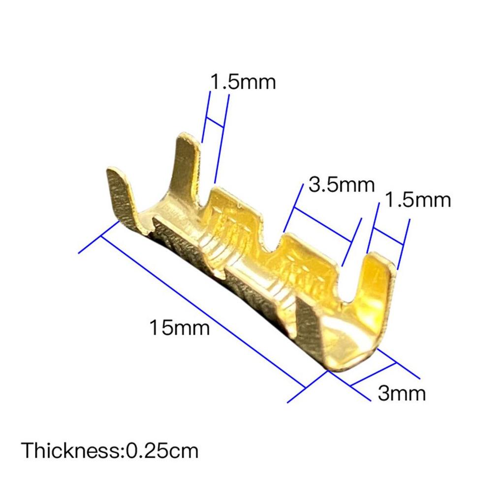 Малый зубчатый зажим для фасции 0,3-1,5 мм2, клеммная колодка 453, U-образные холодные вставки, разъемы, разъем