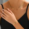 Холодный многослойный дизайн ожерелья-браслета, высококачественная ключичная цепочка, универсальный браслет для женщин