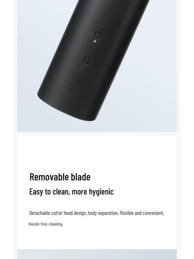 Электробритва для мужчин Xiaomi S300 — портативная, перезаряжаемая, многофункциональная, моющаяся, с тремя головками.