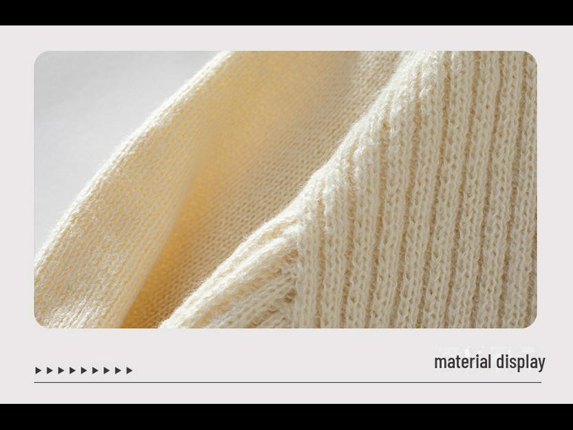 Drizzle Solid Color Half Turtleneck Pullover Women's Sweater - Autumn/Winter European & American Style Long-Sleeved Knitted Top