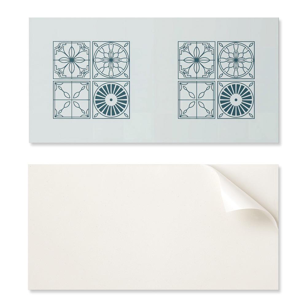 Panel Ścienny Winylowy Do Dekoracji Nowoczesnych Wnętrz 100X50 Cm Geometryczne Wzory Kafli