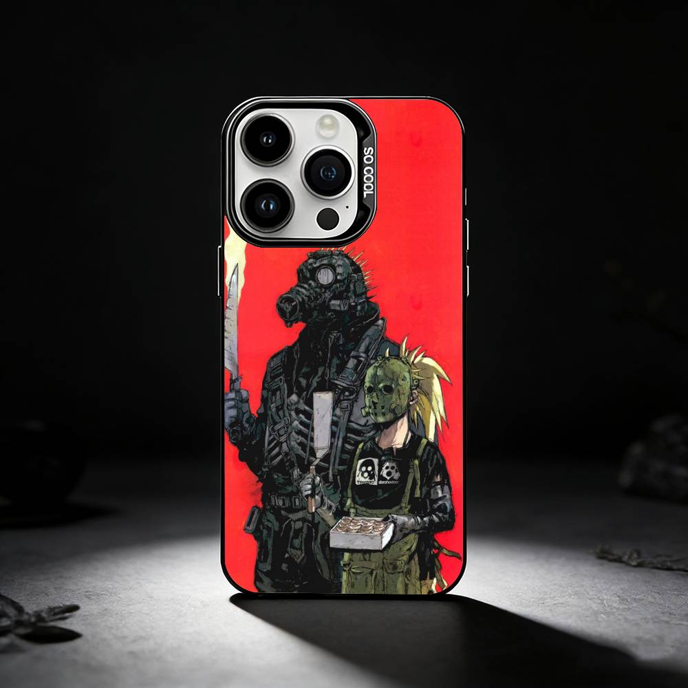 D-Dorohedoro-es Phone Case For iPhone 17,16,15,14,13,12,11 Plus,Pro Max,XS,Colored silver phone case