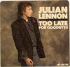 7inch Record JULIAN LENNON - Too Late For Goodbyes 7895897 Atlantic 1984 Canada Rock Used