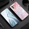 Корейский чехол-накладка с цветами для Xiaomi Mi 17 Pro Max 15 14 13 12 11 Ultra 15T 14T 13T 12T 11T Pro Lite Мягкий ТПУ корпус Fundas
