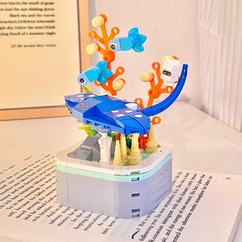 Океанские насекомые и животные Бонсай Строительные блоки - Обучающие игрушки и подарки для детей