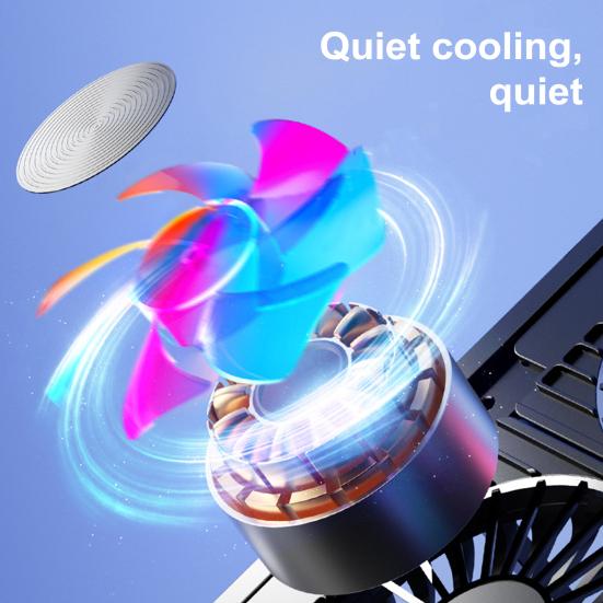 Ноутбук Радиатор Компьютер Кронштейн Подставка Регулируемая Высота Треугольная Структура Высокая Устойчивость Сильный Поток Воздуха