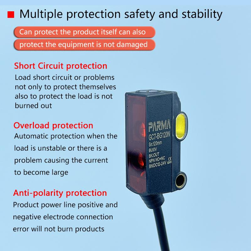 BGS SENSOR Detecting transparent objects Background suppression optical sensor Background suppression photoelectric sensor
