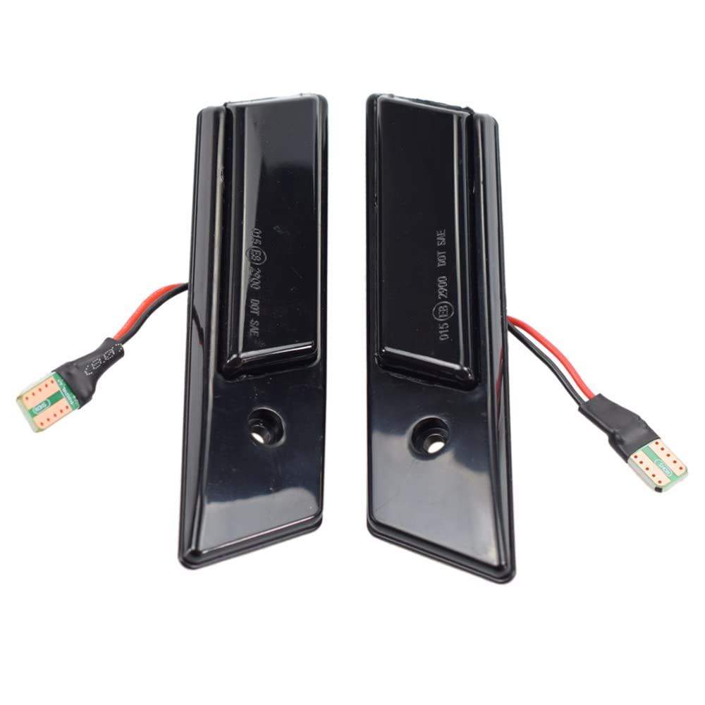 2 шт. Динамический светодиодный боковой габаритный фонарь крыла, указатель поворота крыла, мигающий индикатор, совместимый с BMW 3 5 7 серии E32 E34 E36