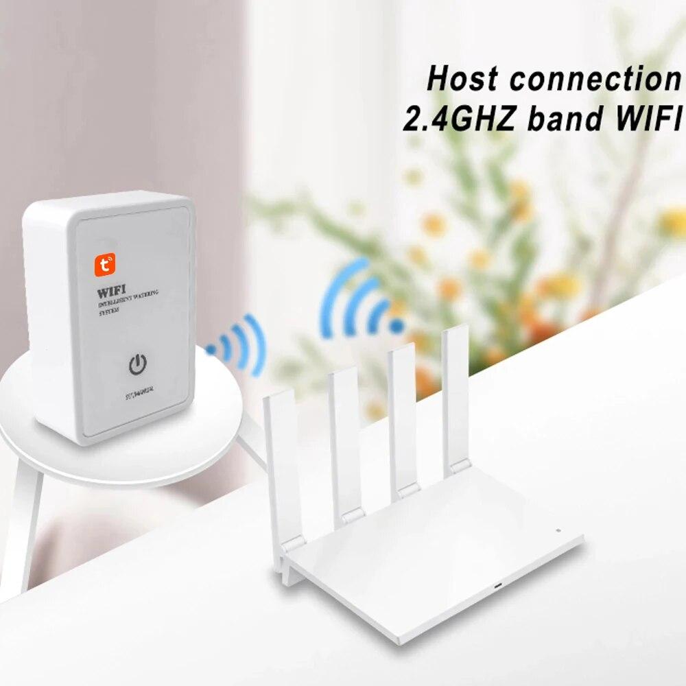 Tuya WIFI беспроводной таймер для полива сада, устройство для автоматического полива, интеллектуальная система капельного полива с таймером, приложение SmartLife