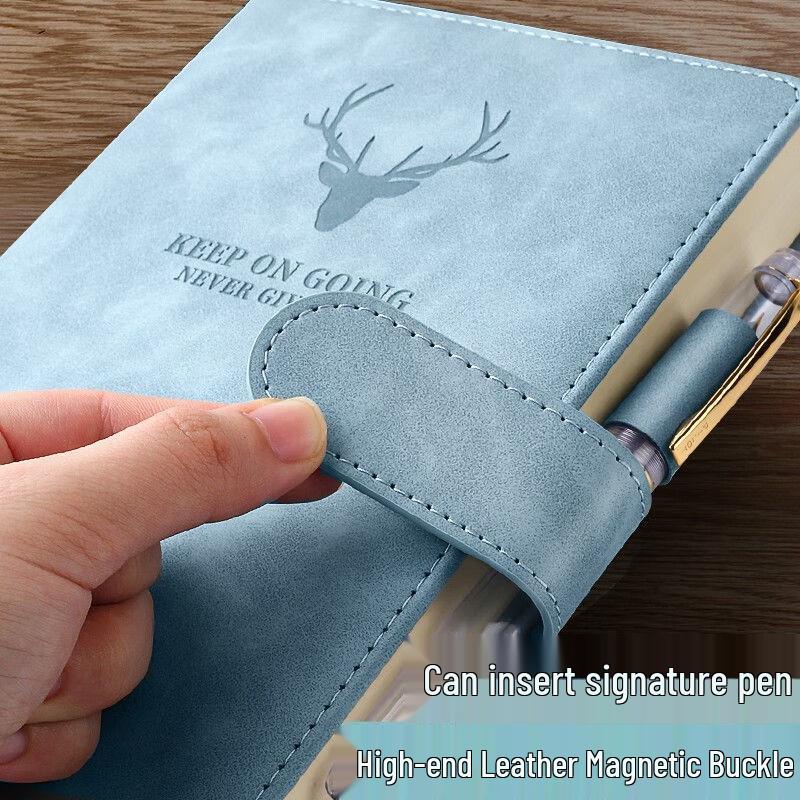 Блокнот формата А4 повышенной плотности - Записная книжка из ПУ-кожи для студентов, экзаменов, делового и офисного использования