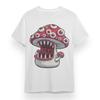 Men's Plus Size T-shirt With Psychedelic Mushroom Print Unisex 100% Cotton Tee
