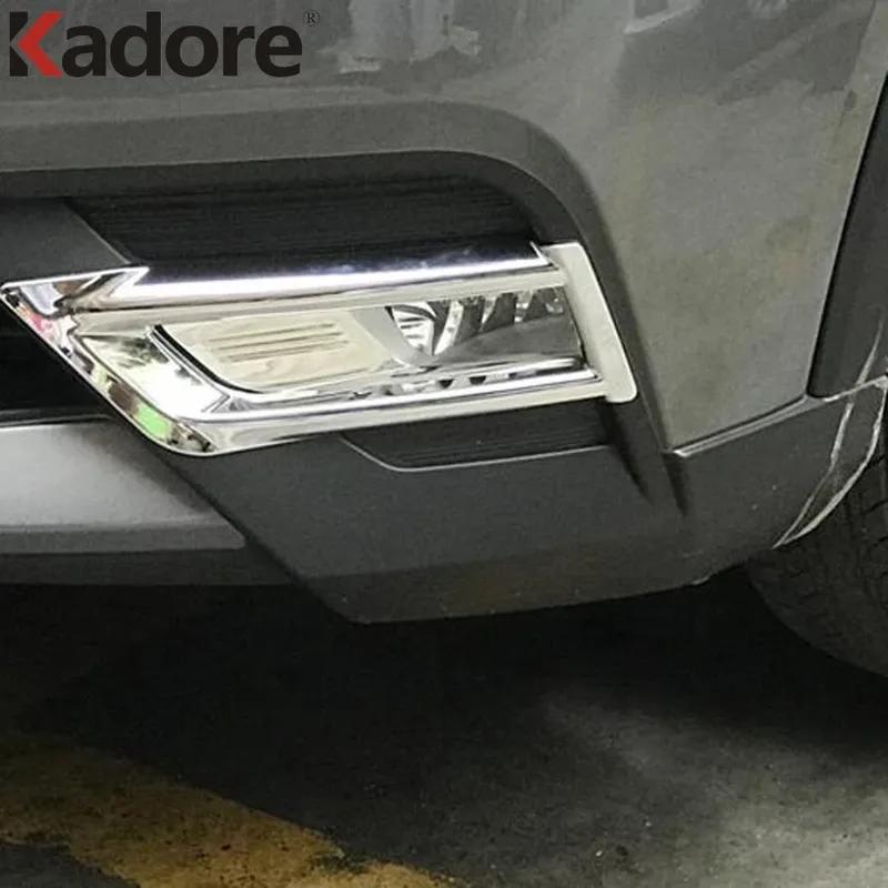 Для Nissan Kicks 2016 2017 2018 Хромированная Накладка на Переднюю Противотуманную Фару Отделка Ободка Противотуманной Фары Автомобильные Аксессуары