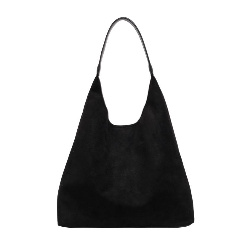 Ретро Повседневная Сумка для путешественников Большой Вместимости Женская Замшевая Сумка-тоут Niche Универсальная Сумка через Плечо