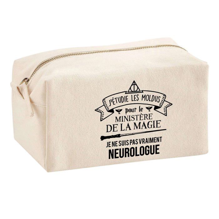 Trousse multifonction Neurologue Ministère de la Magie Cadeau Collègue Départ Retraite Idée | Trousse Scolaire Fournitures Bureau
