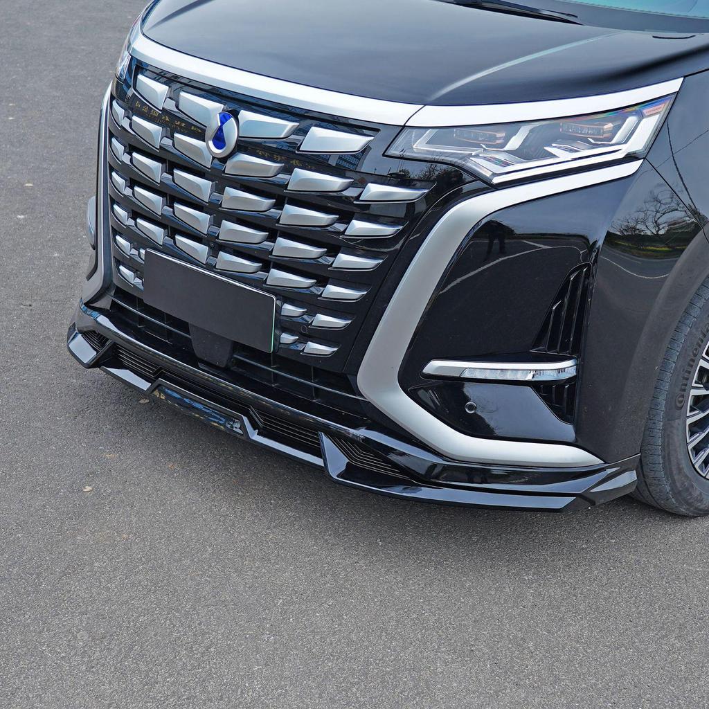 Комплект обвеса DC для BYD Denza D9 2022 года: Передний сплиттер, Губа, Задний спойлер, Пороги, Спойлер на крышу, Багажник на крышу.