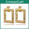 Elegant Geometric Alloy Earrings For Women Fashionable Street Style Jewelry