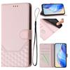 Роскошный 3D сетчатый кожаный чехол-кошелек для телефона Kiskstand для iPhone 16 Pro Max Samsung S25 S24 Xiaomi Redmi Honor Oppo Магнитный держатель для карт откидная крышка