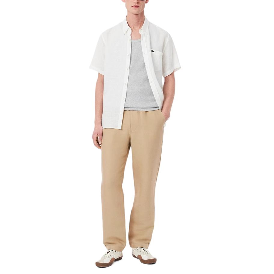 LACOSTE Casual Pants Men's Moderate Straight Fit Pants XH9104