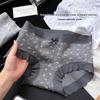 Женские трусы-слипы 10А с цветочным принтом, из антибактериального хлопка, со средней посадкой - Удобные и дышащие