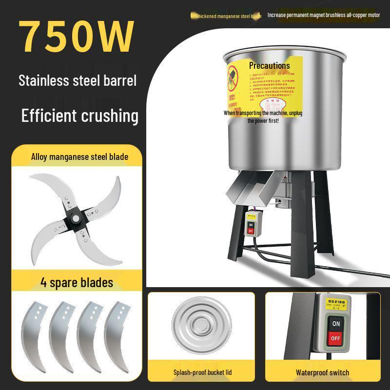 Stainless Steel Vegetable and Fodder Chopper for Poultry