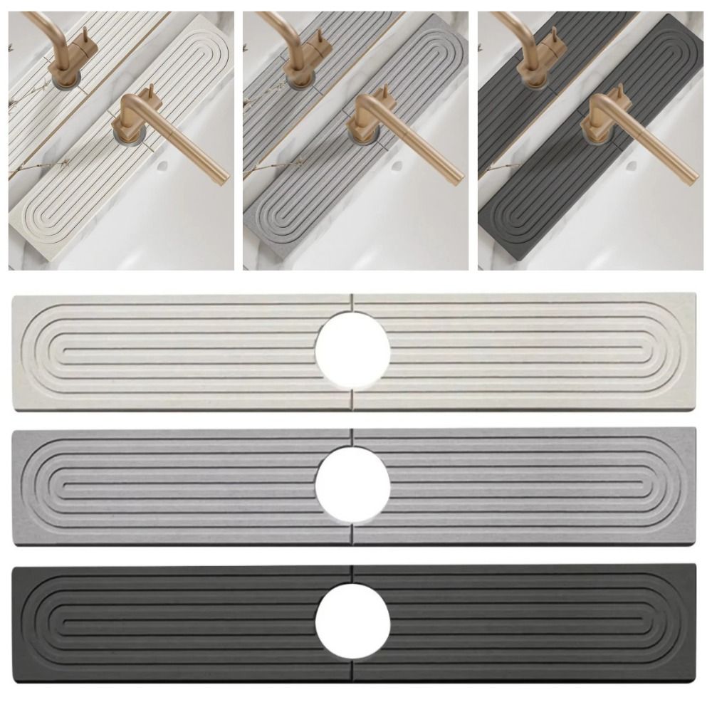 Moisture-proof Fast Drying Faucet Mat Diatom Mud Faucet Splash Guard Kitchen Sink