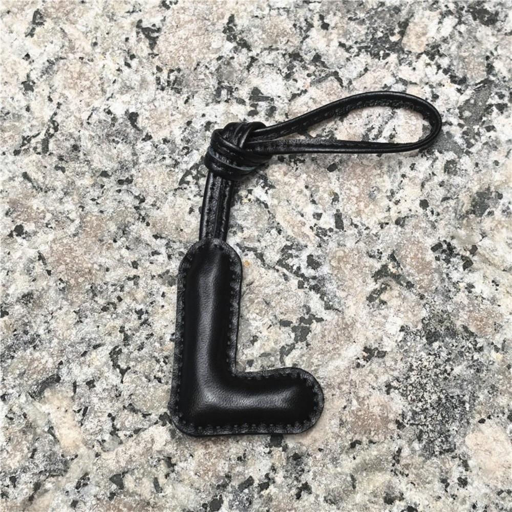 26 Initials English Letter Bag Pendant Genuine Sheepskin Car Pendant Keyring Pendant Ladies