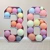 Numbers 0-9 Balloon Number Box Three-dimensional Digital Marquee Balloon Frame  Graduation Party
