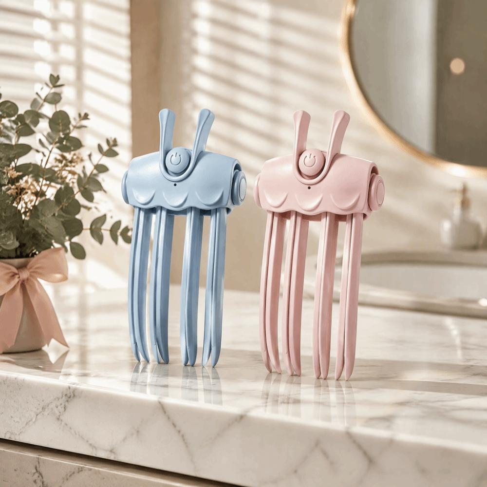 Non-Slip Electric Heating Hair Roots Fixed Shape Clip Fluffy Hair Styling Clip Daily Hair Care