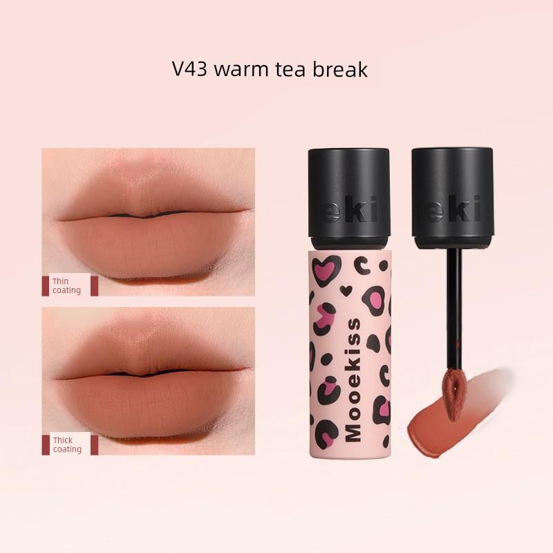 Mooekiss Lip Mud Lipstick Lip Glaze V12 Mooekiss Nude Color Series Low Saturation Matte 2026 Hot Sale